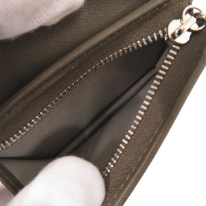 新品同様 グッチ ブロンディ 760317 レザー ブラウン 二つ折り財布 茶 1388【中古】GUCCI