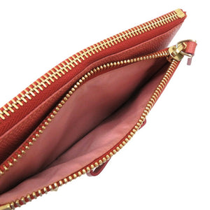 新品同様 ヴァレンティノ ガラヴァーニ ロックスタッズ 7V B 940 PCL3 レザー ピンク クラッチバッグ 1399【中古】Valentino Garavani