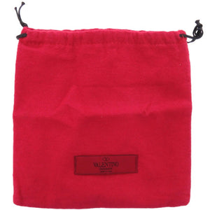 新品同様 ヴァレンティノ ガラヴァーニ ロックスタッズ 7V B 940 PCL3 レザー ピンク クラッチバッグ 1399【中古】Valentino Garavani