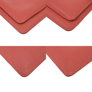 新品同様 ヴァレンティノ ガラヴァーニ ロックスタッズ 7V B 940 PCL3 レザー ピンク クラッチバッグ 1399【中古】Valentino Garavani