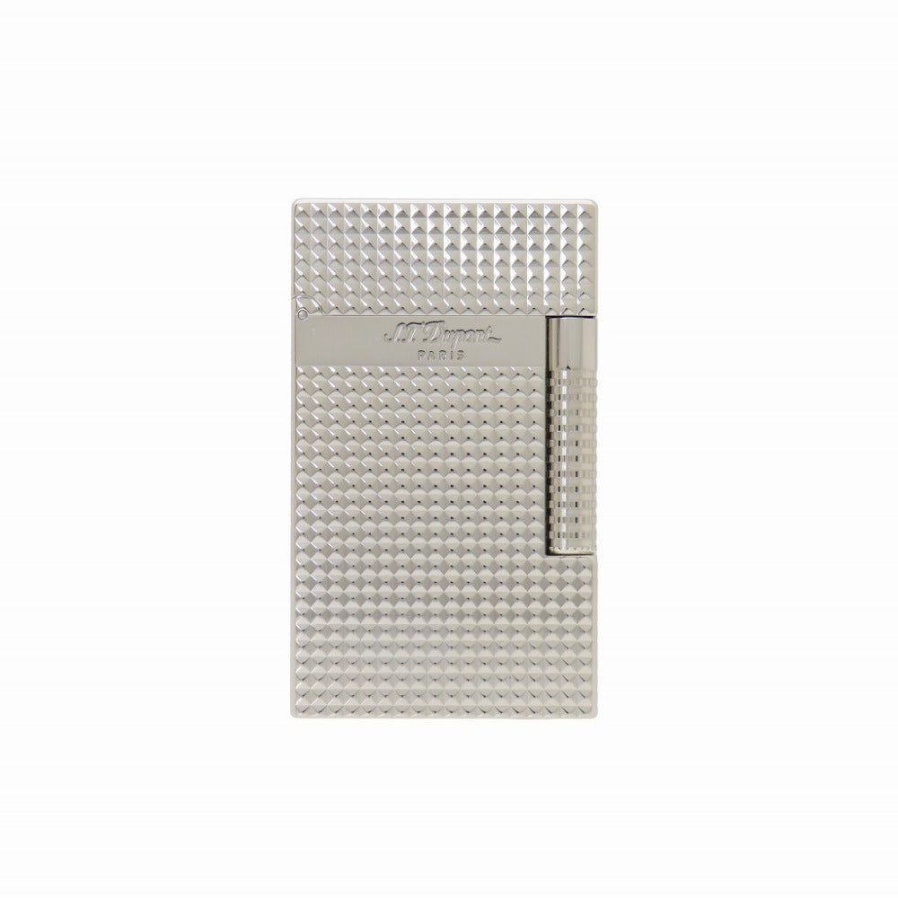 新品同様 デュポン ル グラン デュポン ダイヤモンドヘッド C23011 パラジウム 2 in 1 ガスライター シルバー 1408【中古】ST Dupont