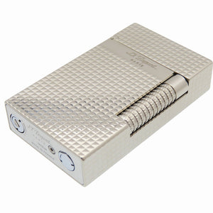 新品同様 デュポン ル グラン デュポン ダイヤモンドヘッド C23011 パラジウム 2 in 1 ガスライター シルバー 1408【中古】ST Dupont