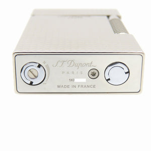 新品同様 デュポン ル グラン デュポン ダイヤモンドヘッド C23011 パラジウム 2 in 1 ガスライター シルバー 1408【中古】ST Dupont