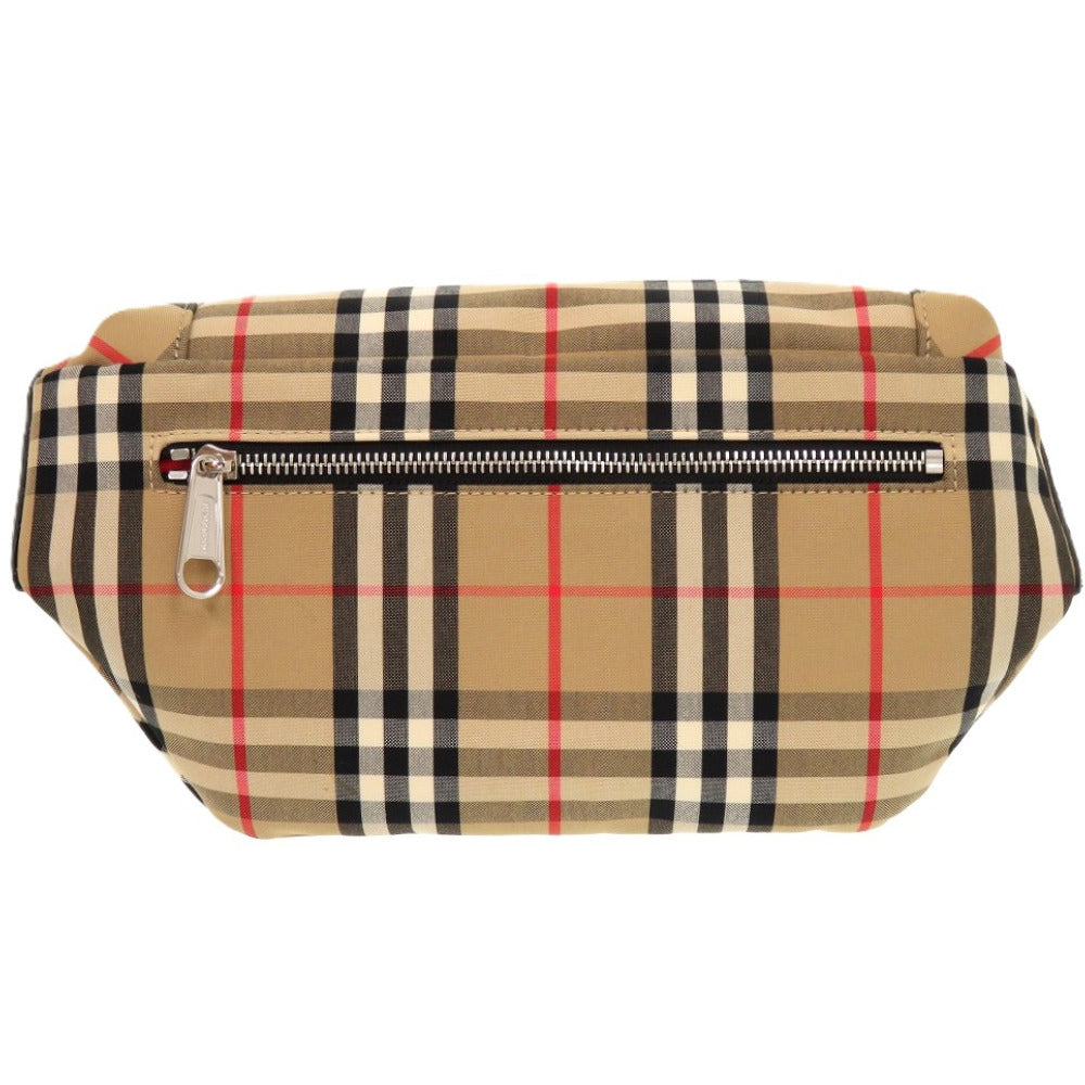 新品同様 バーバリー 8010430 コットン ポリエステル ベージュ ウエストバッグ 1427【中古】BURBERRY