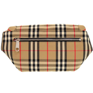 新品同様 バーバリー 8010430 コットン ポリエステル ベージュ ウエストバッグ 1427【中古】BURBERRY