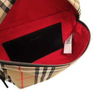 新品同様 バーバリー 8010430 コットン ポリエステル ベージュ ウエストバッグ 1427【中古】BURBERRY