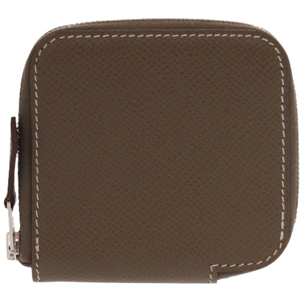 美品 エルメス アザップ シルクイン コンパクト ミニ H069647CK AI ヴォーエプソン エトゥープ Z刻印 コインケース 1456【中古】HERMES