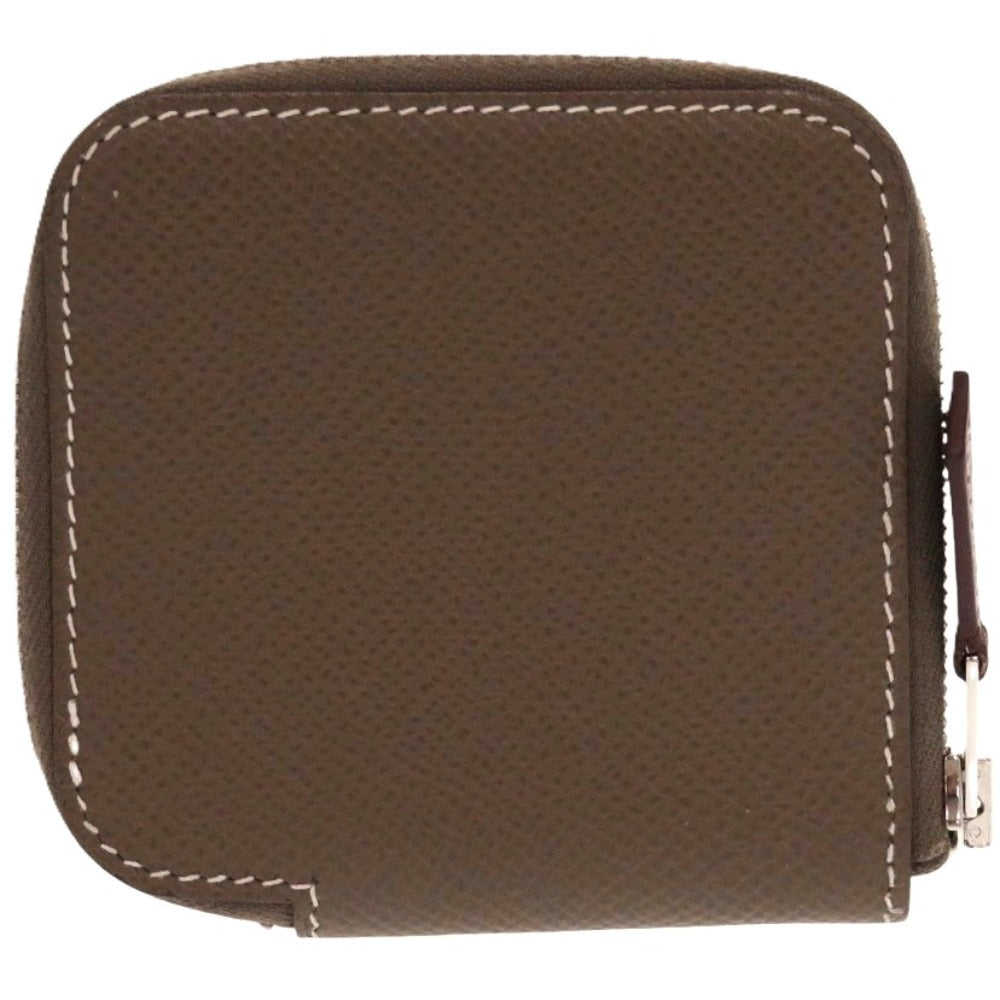 美品 エルメス アザップ シルクイン コンパクト ミニ H069647CK AI ヴォーエプソン エトゥープ Z刻印 コインケース 1456【中古】HERMES