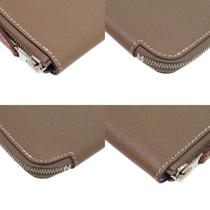 美品 エルメス アザップ シルクイン コンパクト ミニ H069647CK AI ヴォーエプソン エトゥープ Z刻印 コインケース 1456【中古】HERMES