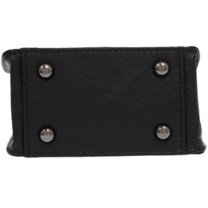 美品 ヌメロ ヴェントゥーノ N°21 PVC ブラック ショルダーバッグ 黒 1469【中古】