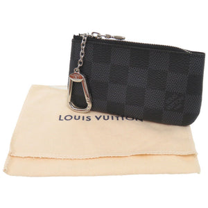 新品同様 ルイ ヴィトン ポシェットクレ ダミエ グラフィット N60155 コインケース 財布 LV 1493【中古】LOUIS VUITTON