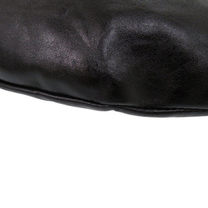 美品 ジルサンダー バナナ ベルトバッグ レザー ブラック ウエストバッグ 黒 1515【中古】JIL SANDER