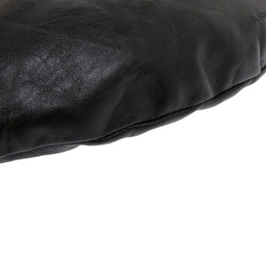 美品 ジルサンダー バナナ ベルトバッグ レザー ブラック ウエストバッグ 黒 1515【中古】JIL SANDER