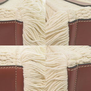 新品同様 クロエ WOODY ウッディ ミディアム トートバッグ CHC22SS397 レザー/リネンキャンバス ベージュ ハンドバッグ 1517【中古】Chloe