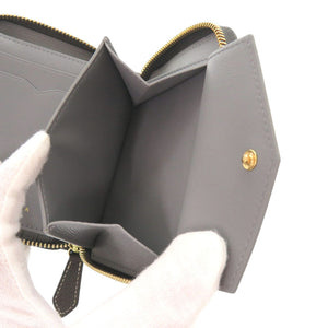 新品同様 ボナベンチュラ ミディアム ファンクショナル ジップウォレット BWAT33R-CGTG レザー チャコール トゥルーグレー 二つ折り財布 1557【中古】BONAVENTURA