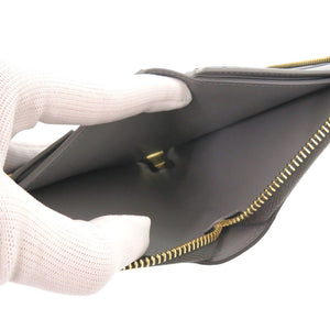 新品同様 ボナベンチュラ ミディアム ファンクショナル ジップウォレット BWAT33R-CGTG レザー チャコール トゥルーグレー 二つ折り財布 1557【中古】BONAVENTURA