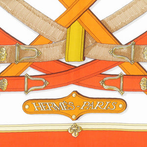 新品同様 エルメス カレジェアン カレ140 CAVALCADOUR カヴァルカドゥール カシミヤ シルク マルチカラー スカーフ 1564【中古】HERMES