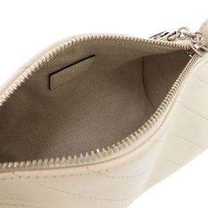 未使用品 グッチ ミニ ワンショルダー ブロンディ 760170 レザー ホワイト 白 ショルダーバッグ 1577【中古】GUCCI