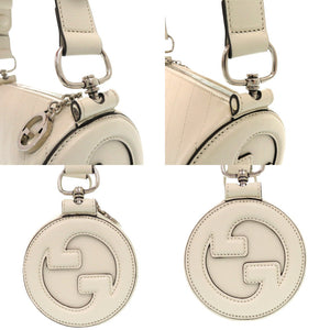 未使用品 グッチ ミニ ワンショルダー ブロンディ 760170 レザー ホワイト 白 ショルダーバッグ 1577【中古】GUCCI