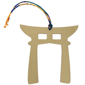 新品同様 エルメス プティアッシュ 鳥居 トリイ レザー イエロー 黄 その他小物 1610【中古】HERMES