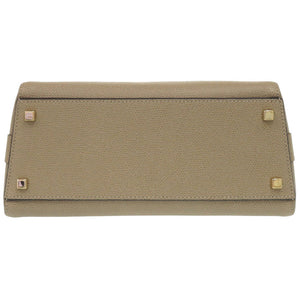 新品同様 ヴァレクストラ 2WAY トリエンナーレ レザー ブラウン ハンドバッグ 茶 1612【中古】Valextra