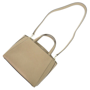 新品同様 ヴァレクストラ 2WAY トリエンナーレ レザー ブラウン ハンドバッグ 茶 1612【中古】Valextra