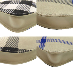 未使用 バーバリー マイクロ シールドスリングバッグ キャンバス ベージュ ショルダーバッグ 1616【中古】BURBERRY