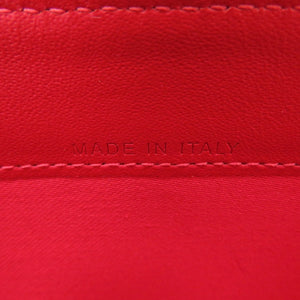 未使用 クリスチャンルブタン パネトーネ スタッズ ラウンドファスナー 3175224 レザー グレー 長財布 1654【中古】Christian Louboutin