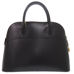 美品 エルメス ボリード35 ボックスカーフ ブラック ゴールド金具 □C刻印 ハンドバッグ 黒 1657 【中古】 HERMES