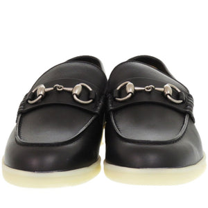 未使用品 グッチ ラバーソール ホースビット 782672 ラバー レザー ブラック 24cm 黒 靴その他 1663【中古】GUCCI