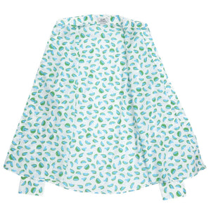 新品同様 エルメス スイカ柄 サイズ37 コットン マルチカラー 長袖シャツ 1672【中古】HERMES メンズ