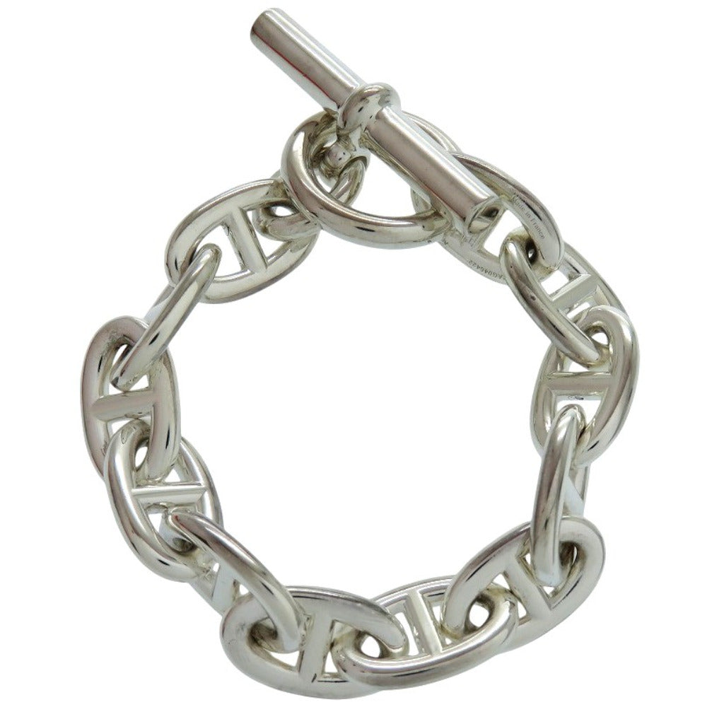 新品同様 エルメス シェーヌダンクル GM 11コマ シルバー925 シルバー ブレスレット 1678【中古】HERMES