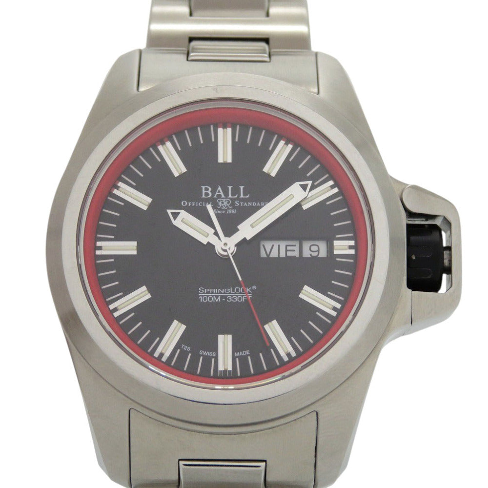 美品 ボールウォッチ エンジニア ハイドロカーボン NM3200C-SJ BKRD-SS ブラック 自動巻き 腕時計 黒文字盤 1679【中古】BALLWATCH