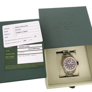 美品 ボールウォッチ エンジニア ハイドロカーボン NM3200C-SJ BKRD-SS ブラック 自動巻き 腕時計 黒文字盤 1679【中古】BALLWATCH