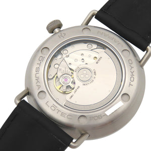 新品同様 大塚ローテック 6号 レトログラード 自動巻き 腕時計 SS/レザー シルバー 1681【中古】OTSUKA LOTEC メンズ