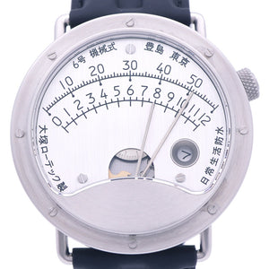 新品同様 大塚ローテック 6号 レトログラード 自動巻き 腕時計 SS/レザー シルバー 1681【中古】OTSUKA LOTEC メンズ