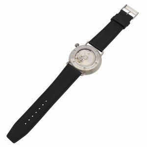 新品同様 大塚ローテック 6号 レトログラード 自動巻き 腕時計 SS/レザー シルバー 1681【中古】OTSUKA LOTEC メンズ