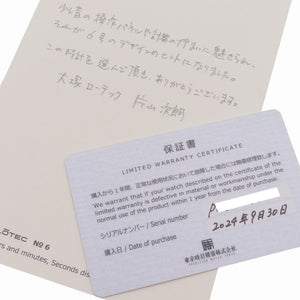 新品同様 大塚ローテック 6号 レトログラード 自動巻き 腕時計 SS/レザー シルバー 1681【中古】OTSUKA LOTEC メンズ