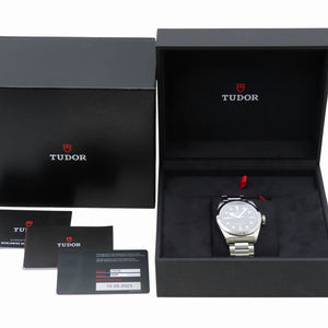 新品同様 チューダー ブラックベイ ヘリテージ 79540 自動巻き 腕時計 SS ブラック 黒文字盤 1682【中古】Tudor メンズ チュードル