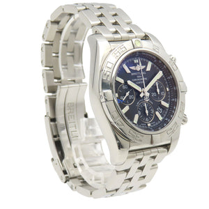 美品 ブライトリング
 自動巻き クロノマット44 日本限定 AB0111 腕時計
 ステンレススチール ブラック 1686
【中古】BREITLING メンズ