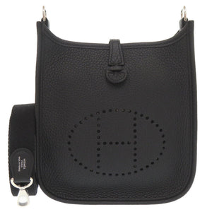 未使用 エルメス エブリンTPM アマゾン トリヨンクレマンス ブラック シルバー金具 K刻印(2025年製) ショルダーバッグ 黒 1729 【中古】 HERMES