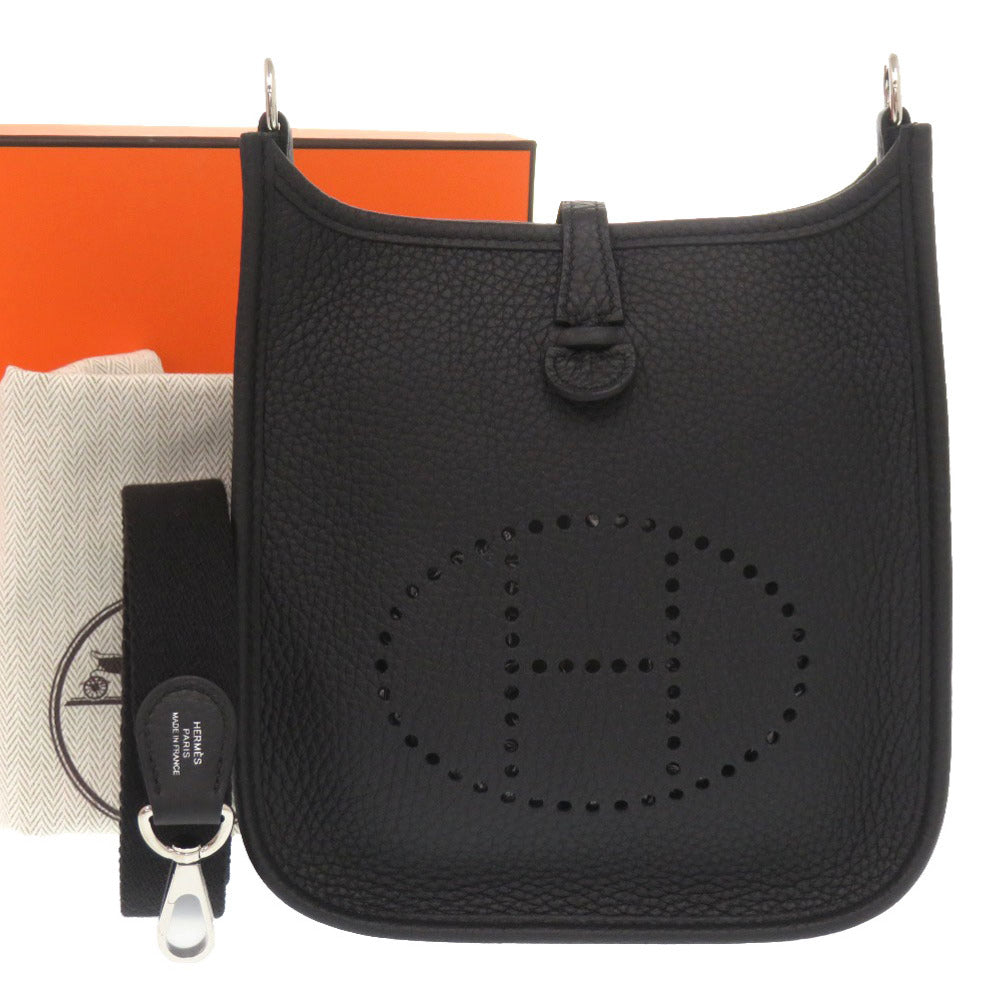 未使用 エルメス エブリンTPM アマゾン トリヨンクレマンス ブラック シルバー金具 K刻印(2025年製) ショルダーバッグ 黒 1729 【中古】 HERMES