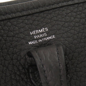 未使用 エルメス エブリンTPM アマゾン トリヨンクレマンス ブラック シルバー金具 K刻印(2025年製) ショルダーバッグ 黒 1729 【中古】 HERMES