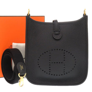 未使用 エルメス エブリンTPM アマゾン トリヨンクレマンス ブラック ゴールド金具 W刻印(2024年製) ショルダーバッグ 黒 1730 【中古】 HERMES