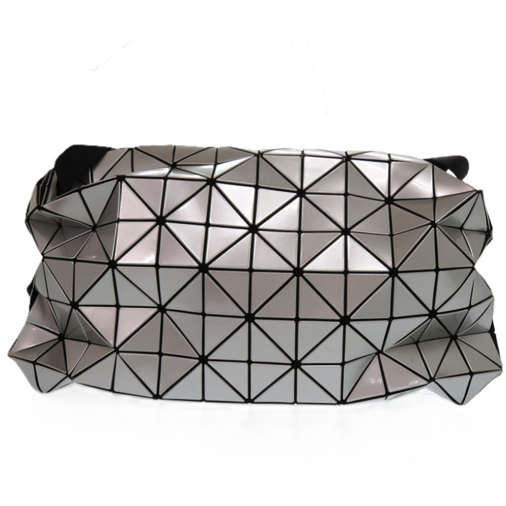美品 イッセイミヤケ スラッシュ BAO BAO ISSEY MIYAKE バオバオ BB71-AG452 ポリエステル ナイロン シルバー ショルダーバッグ 1733【中古】ISSEY MIYAKE