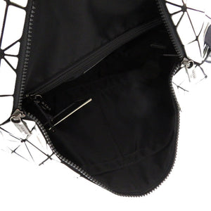 美品 イッセイミヤケ スラッシュ BAO BAO ISSEY MIYAKE バオバオ BB71-AG452 ポリエステル ナイロン シルバー ショルダーバッグ 1733【中古】ISSEY MIYAKE