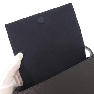 新品同様 スタジオ ニコルソン MESHI MINI レザー ネイビー ショルダーバッグ 1746【中古】STUDIO NICHOLSON