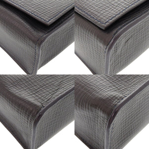 新品同様 スタジオ ニコルソン MESHI MINI レザー ネイビー ショルダーバッグ 1746【中古】STUDIO NICHOLSON