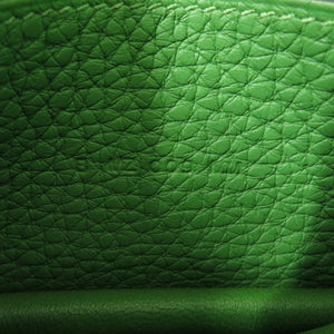 未使用 エルメス ドゴン カードケース トゴ ヴェールユッカ シルバー金具 B刻印(2023年製) 緑 1753【中古】HERMES