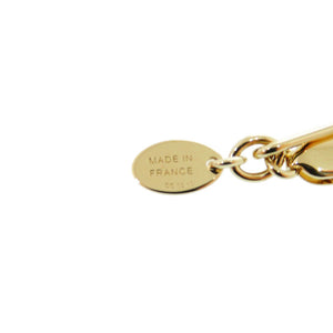 美品 エルメス アミュレット カデナ GM バッファローホーン/ラッカー ブラウン ネックレス 茶 1757【中古】HERMES